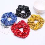 Large Intestine Hair Tie Foreign Trade Cashew Flower Ponytail Hair Tie