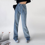 Women's Streamer Straight Jeans