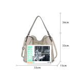 Versatile One Shoulder Cross Body Large Capacity Bag Female