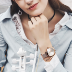 Rose Gold Fashion Leisure Student Quartz Watch