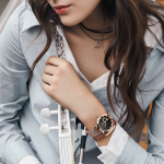 Rose Gold Fashion Leisure Student Quartz Watch