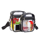 Transparent PVC Shoulder Messenger Bag Waterproof