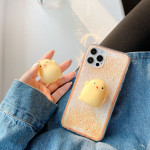 Creative Pinch To Decompress Peach Lazy Mobile Phone Bracket