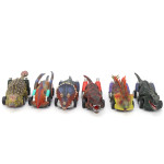 Dinosaur Model Car Toy PullBack Four Wheel Vehicle Toy for Children Kid Baby Gift(6pcs )