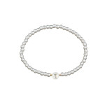 Pearl Bracelet Female English Letters