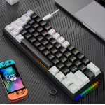 Plastic mechanical keyboard for games