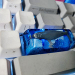 Scenery Koi Backspace Resin Keycaps For Cherry Mx Switch