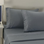 Embroidered Comfortable Breathable Frosted Pillowcase