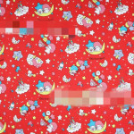 Cotton Twill Printed Cotton Cartoon Little Princess Fabric Dress Cover-up Clothing Fabric