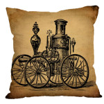 Factory Direct Supply Linen Vintage Flannel Printed Pillowcase