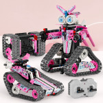 Children's Programming Robot Building Blocks Mechanical Dog Assembled Remote Control Toys