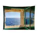 False Window Window Scenery Background Cloth