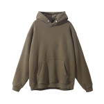 Padded Loose Button Hoodie Couples Jacket Men And Women