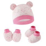 Newborn Hat Anti-grasping Gloves Booties Suit