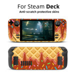 For Steam Cartoon Scratch Protection Game Console Skin Sticker