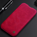 Fashionable Minimalist Phone Flip Cover Leather Case Protector