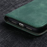 Folding Multi-card Slot Skin Feeling Vintage Protective Leather Cover