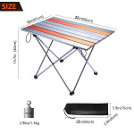 Aviation Aluminum Alloy Folding Table