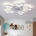 Modern Simple Living Room Light New Quiet Bedroom Ceiling Fan Light