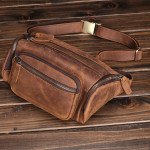 Vintage Top Layer Cow Leather Messenger Bag Leather Multi-layer