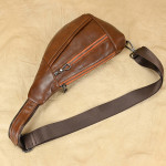 Men's Fashion Chest Bag Genuine Leather Shoulder