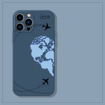 Aircraft Illustrator Suitable For 4 Phone Case I13promax Cute 12 Liquid Silicone 11 Soft Shell