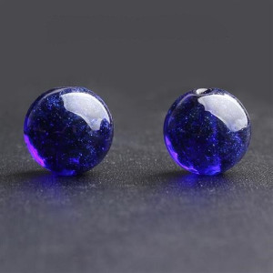 Mantianxing Jinsha Glass Beads Crystal Round Jewelry Accessories Bracelet Loose Bead Material