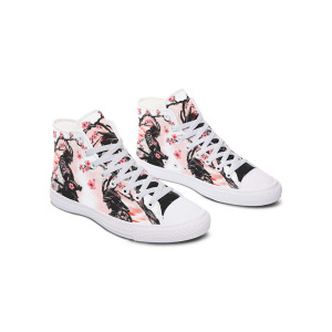 Printed Couple High-top Canvas Shoes