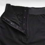 Plus Size Postpartum Tummy Tuck Trousers With Zipper Waist And Tight-fitting