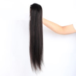 Drawstring Straight Hair Wig Ponytail Braids