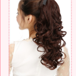 Short Hair Ponytail Wig Girl Braid And Tie