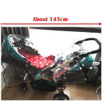 Rain Cover For Twin Stroller In Front And Rear Seats