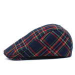 Women's Art Contrast Plaid Painter Hat