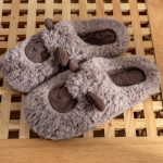 Household Anti-skid Plush Warm Cartoon Slippers