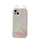 Cat Ear Laser Dazzle Soft Phone Case