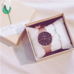 College Style Watch Female Student Korean Version Of Simple Literary Retro Leisure Atmosphere Chain Quartz Watch