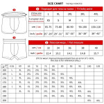 4pcs Boxer Mens Cotton Underpants