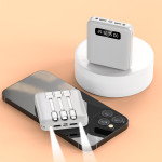 Power Bank Three-wire Detachable Self-contained Line Fast 