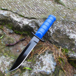 Stainless steel camping survival knife