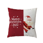 2021new Polyester Pillow Cover Holiday Series Pillow Cover Christmas Ball Christmas Tree Pattern Pillow Without Core