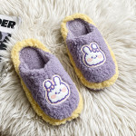 Non-slip Cute Indoor Home Dormitory Plush Couple Slippers