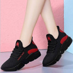 Women's Thick Heel Peas Shoes Sneakers