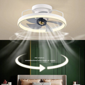 Simple Fashion Living Room Bedroom Dining Room Fan Lamp