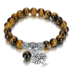 Tree Of Life Simple Natural Stone Bracelet