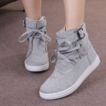 Spring And Autumn New Student Casual Shoes Sports Shoes Short Tube Canvas Shoes Women