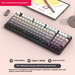 98 Key Wireless Bluetooth Three-model Mechanical Keyboard Gaming Electronic Sports Office