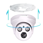 Surveillance camera night vision monitor