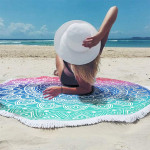 59 Inches Microfiber Beach Towel Blanket Quick Dry Thick Beach Towel Camping Picnic Vacation Tapestry Throw Yoga Picnic Mat