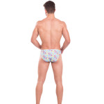 Skinny skinny men's swim trunks