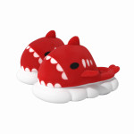 5cm Thick Soled Small Fat Pier Shark Cotton Slippers For Men